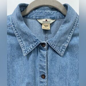 Woolrich Women’s L/S Denim Shirt- Size XL